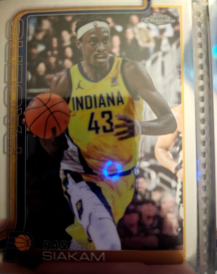 2025-26 Topps Chrome #1 Pascal Siakam — front