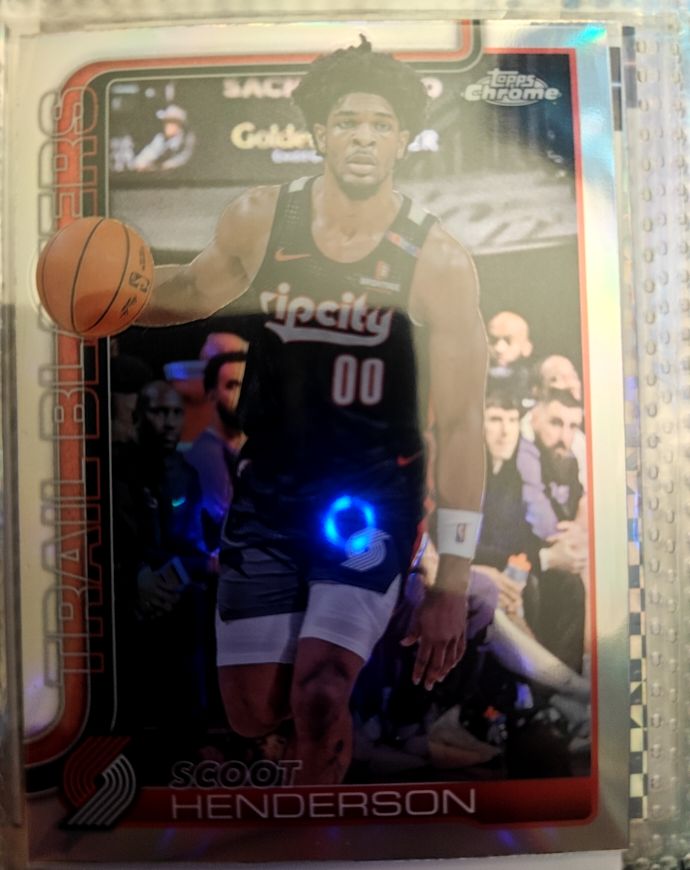 2025-26 Topps Chrome #166 Scoot Henderson — front