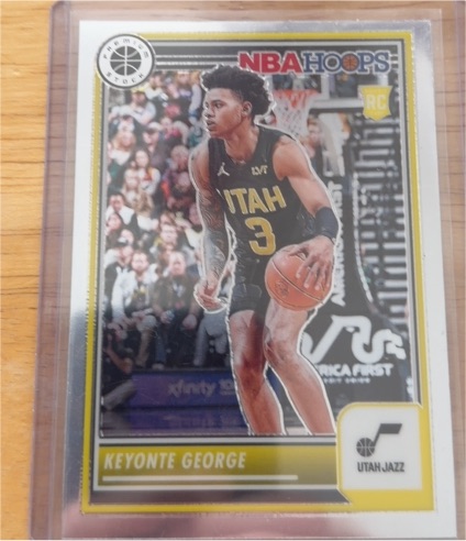 2023-24 Panini NBA Hoops Premium Stock #20 Keyonte George — front