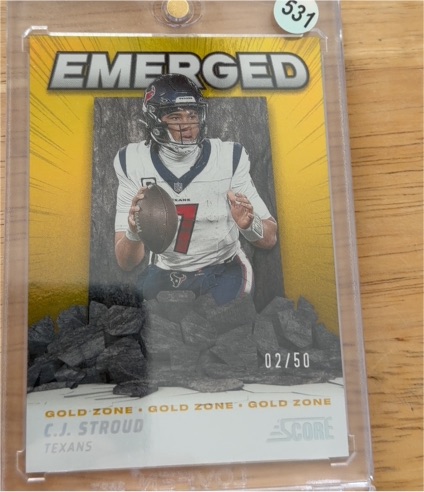 2024 Panini Score Emerged #EM-CSD C.J. Stroud — front
