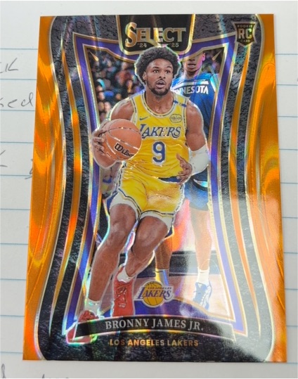 2024-25 Panini Select #369 Bronny James Jr. — front