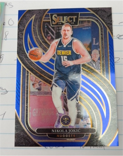 2024-25 Panini Select #140 Nikola Jokic Denver Nuggets — front