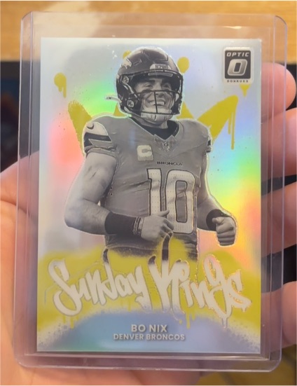 2025 Donruss Optic Sunday Kings #Bo Nix — front