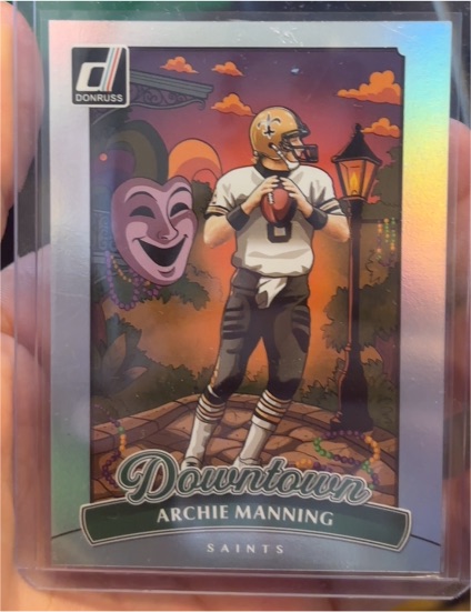 2025 Panini Donruss #5 Archie Manning Downtown — front