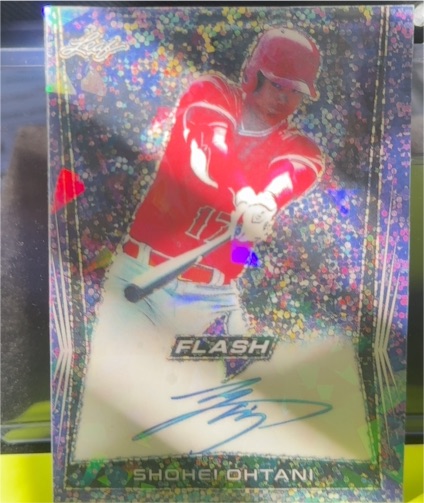 2018 Leaf Flash #BA-SHO1 Shohei Ohtani — front