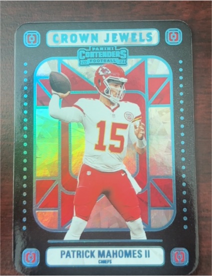 2024 Panini Contenders Football Crown Jewels Patrick Mahomes II — front