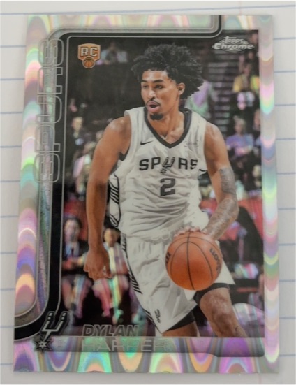 2025-26 Topps Chrome #252 Dylan Harper — front