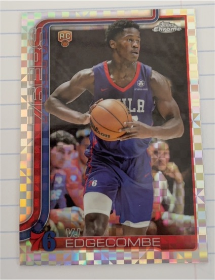 2025-26 Topps Chrome #253 VJ Edgecombe — front