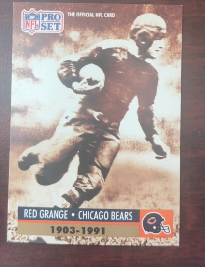 1991 Pro Set #2 Red Grange — front