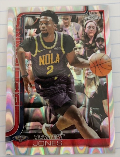 2025-26 Topps Chrome #120 Herbert Jones — front
