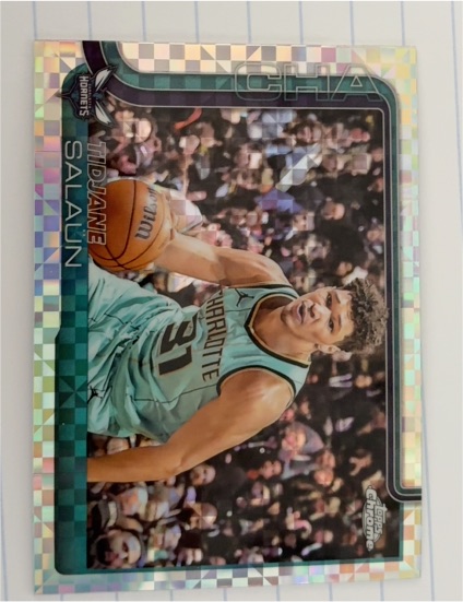 2025-26 Topps Chrome #8 Tidjane Salaün — front