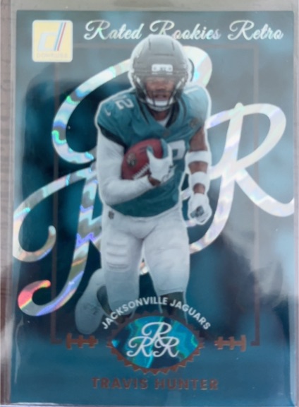 2025 Donruss #4 Travis Hunter Rated Rookies Retro — front