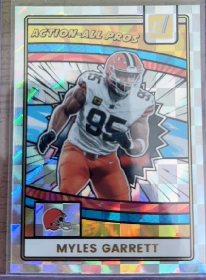 2025 Donruss #AAP-MGA Myles Garrett Action-All Pros — front