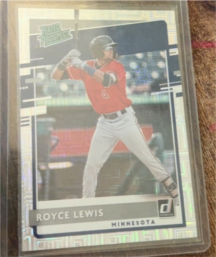 2020 Donruss Rated Prospect #RP-5 Royce Lewis — front