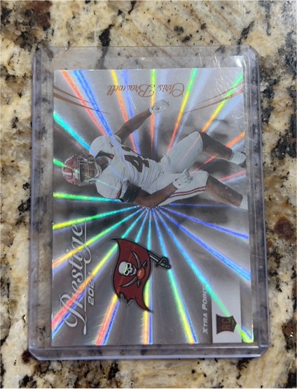 2024 Panini Prestige Xtra Points Sunburst Elijah Braxton — front