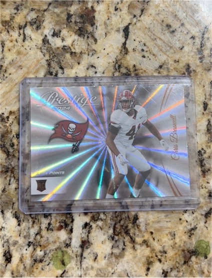 2024 Panini Prestige Xtra Points Sunburst #397 Chris Braswell — front