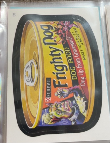 2007 Topps Wacky Packages All-New Series 5 #53 Frighty Dog — front