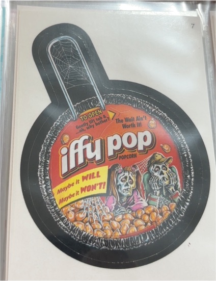 2007 Topps Wacky Packages All-New Series 5 #7 Iffy Pop — front
