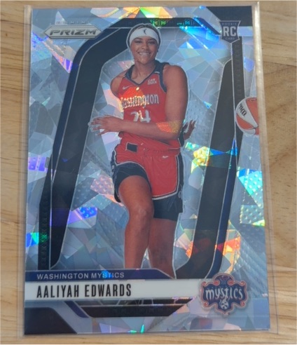 2024 Panini Prizm WNBA #142 Aaliyah Edwards — front