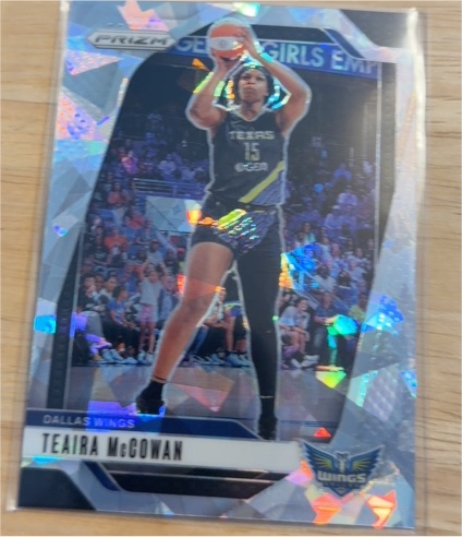 2024 Panini Prizm WNBA #105 Teaira McCowan Ice Prizm — front