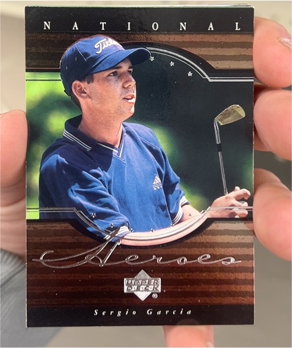 2001 Upper Deck National Heroes #NH10 Sergio Garcia — front