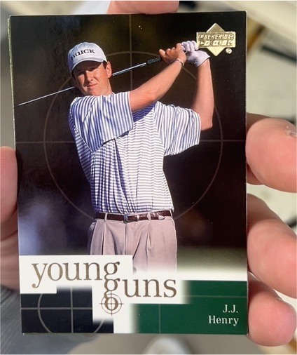 2001 Upper Deck #69 J.J. Henry Young Guns — front