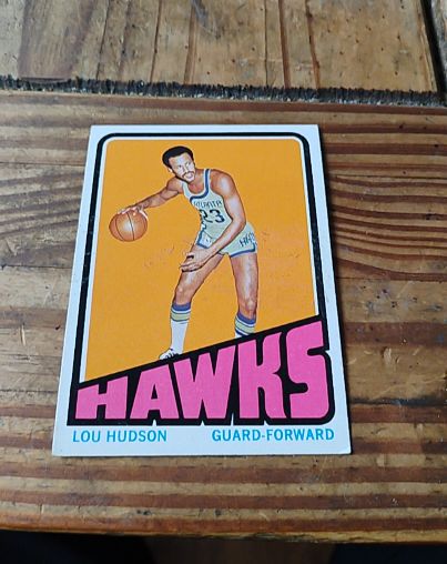 1972-73 Topps #130 Lou Hudson — front
