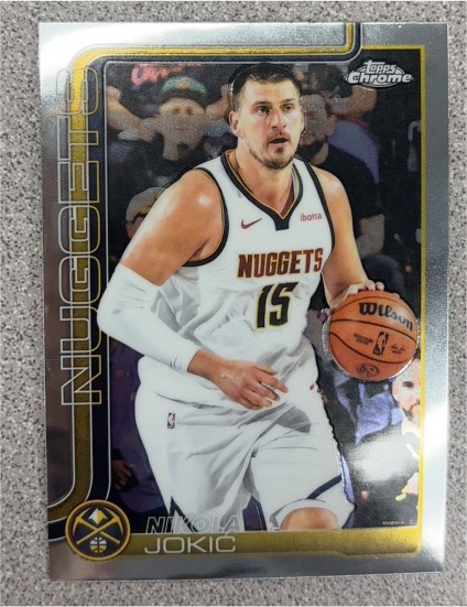 2025-26 Topps Chrome #25 Nikola Jokić — front