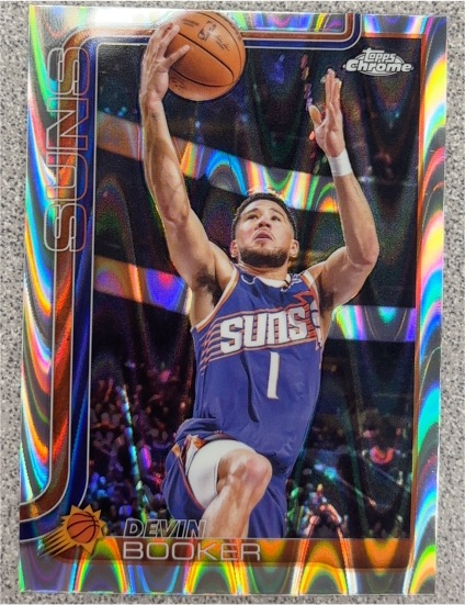 2025-26 Topps Chrome #195 Devin Booker — front