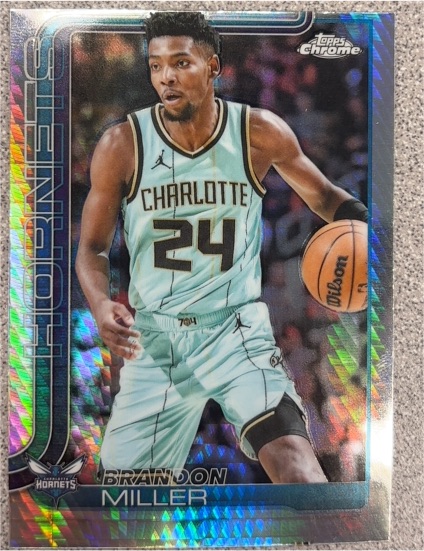 2025-26 Topps Chrome #89 Brandon Miller — front