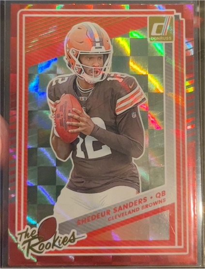 2025 Donruss #5 Shedeur Sanders The Rookies — front