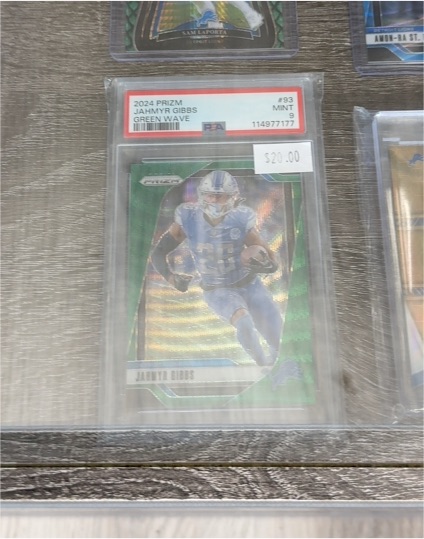 2024 Panini Prizm #93 Jahmyr Gibbs Green Wave — front