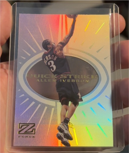 1997-98 Skybox Z-Force Quick Strike #3 Allen Iverson — front