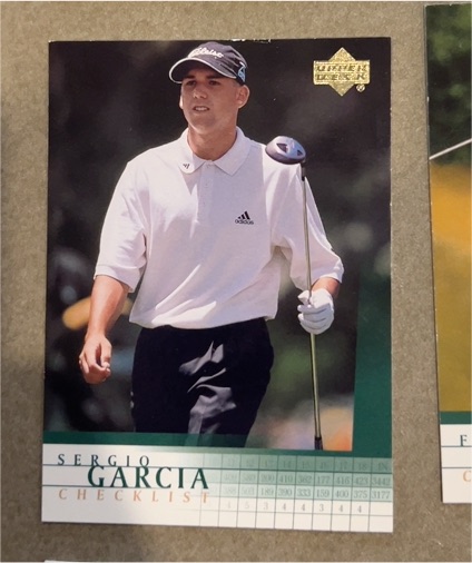 2001 Upper Deck #197 Sergio Garcia Checklist — front