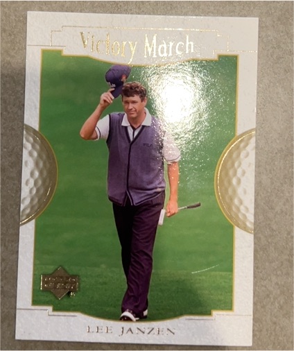 2001 Upper Deck #173 Lee Janzen Victory March — front