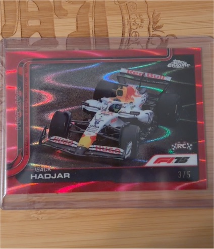 2025 Topps Chrome Formula 1 #84 Isack Hadjar — front