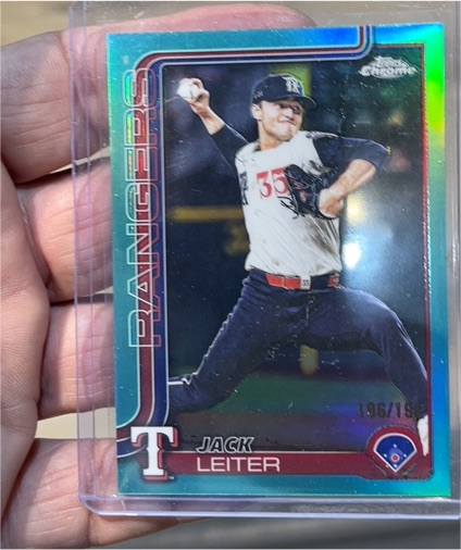 2025 Topps Chrome Update #US165 Jack Leiter — front