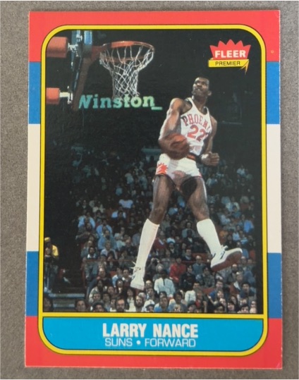 1986-87 Fleer #78 Larry Nance — front