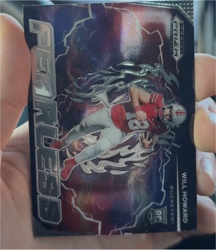 2025 Panini Prizm Draft Picks Fearless #F-WH Will Howard — front