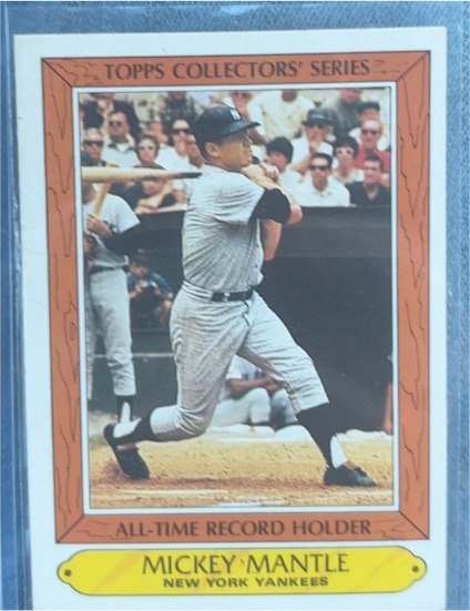 1985 Topps Woolworth All Time Record Holders #23 Mickey Mantle — front
