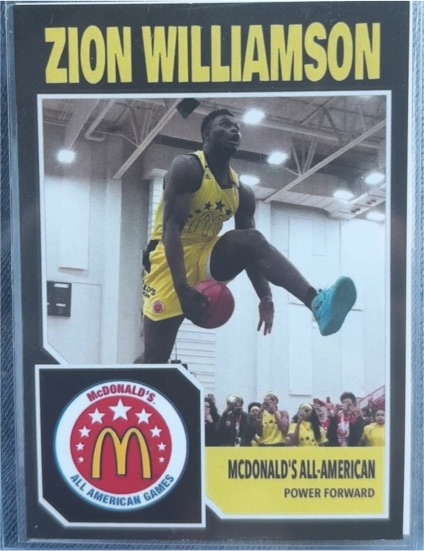 2018 McDonald's All-American Zion Williamson — front