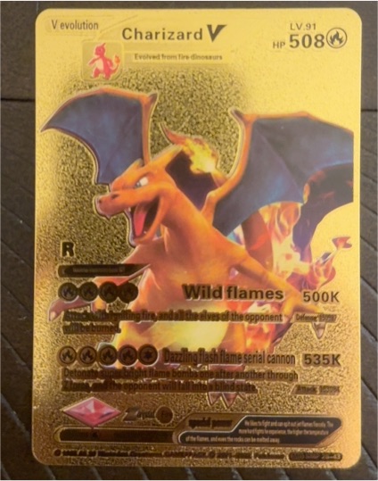 2022 Pokémon Charizard V #4425 — front