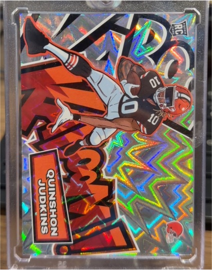 2025 Panini Absolute #30 Quinshon Judkins KABOOM — front