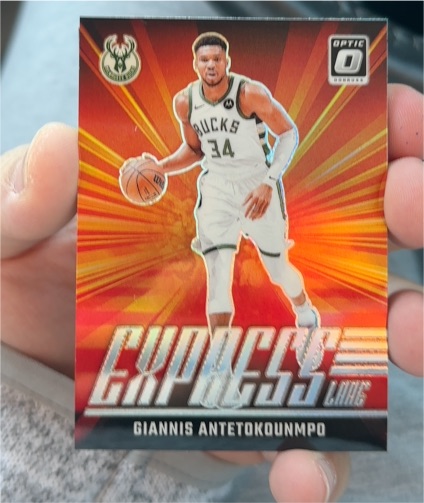 2024-25 Panini Donruss Optic #22 Giannis Antetokounmpo Express Lane — front