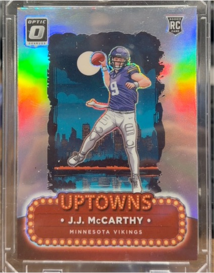 2024 Panini Donruss Optic Uptowns #10 J.J. McCarthy — front
