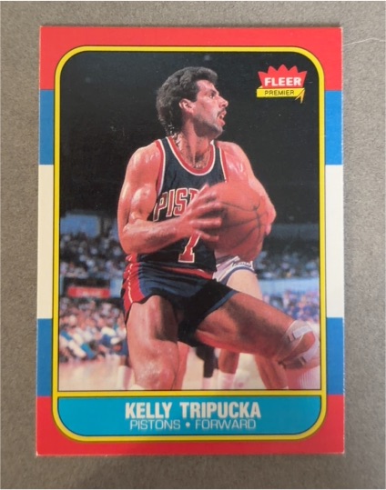 1986 Fleer Premier #115 Kelly Tripucka — front