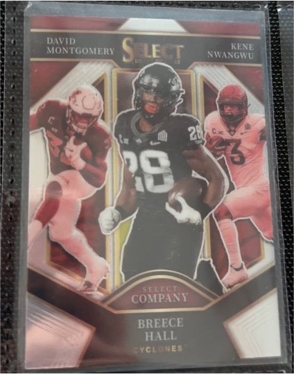 2022 Panini Select Draft Picks #SC-IS Breece Hall Select Company Silver Prizm — front