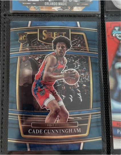 2021-22 Panini Select #11 Cade Cunningham — front