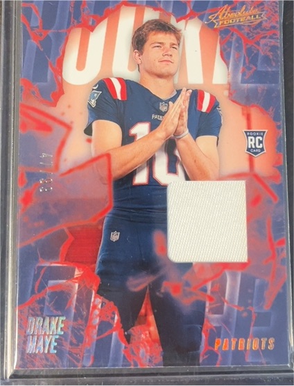 2024 Panini Absolute #RF-DME Drake Maye Rookie Force — front