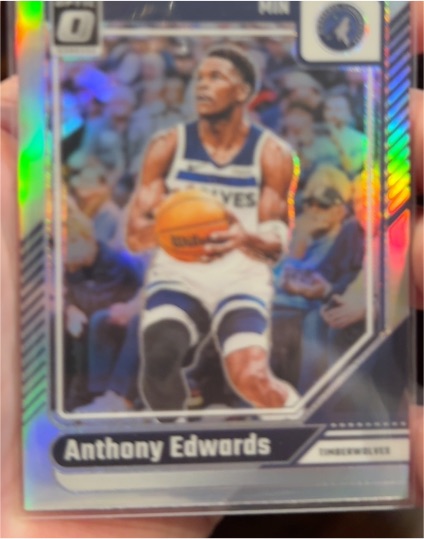 2024-25 Panini Donruss Optic #31 Anthony Edwards — front